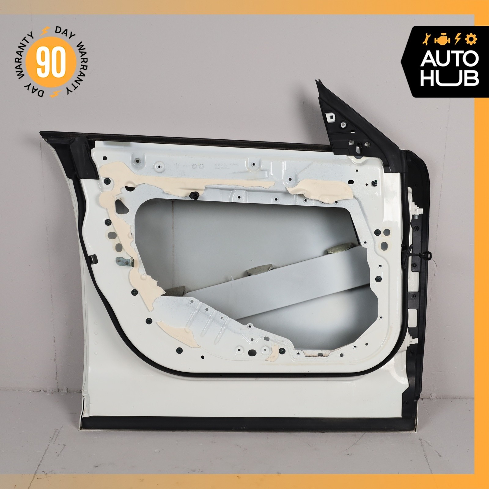 17-22 Maserati Levante M161 Front Left Driver Side Door Shell White OEM 89k