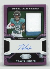 2025 Certified Travis Hunter Freshman Fabric RPA Rookie Auto /40 FOTL JAGUARS JS