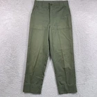 Vintage OG-507 Military Pants Mens 32x29* Olive Drab Green Vietnam Baker 70s USA