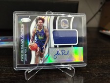Jordan Poole 2019-20 Panini Certified - Freshman Fabric Signatures  #FF-JP