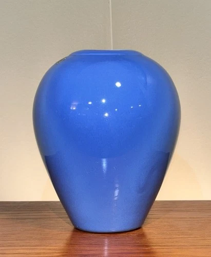 Haeger USA Vase #4327 Blue Vintage Ceramic Pottery