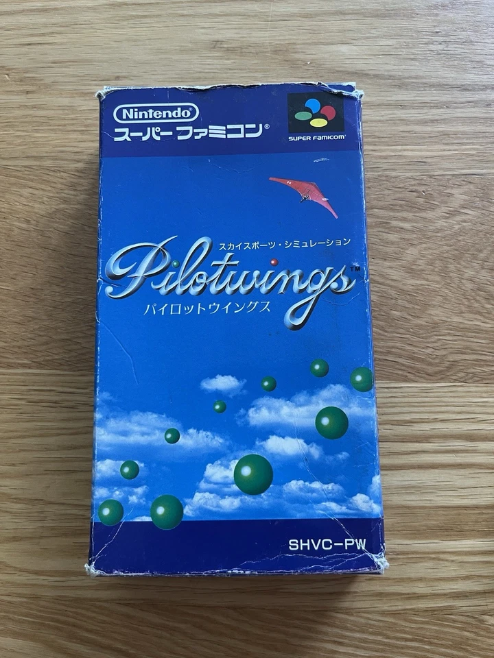 Pilotwings Super Famicom Nintendo SFC JPN SNES Boxed! Pilot Wings - Image 3 of 4
