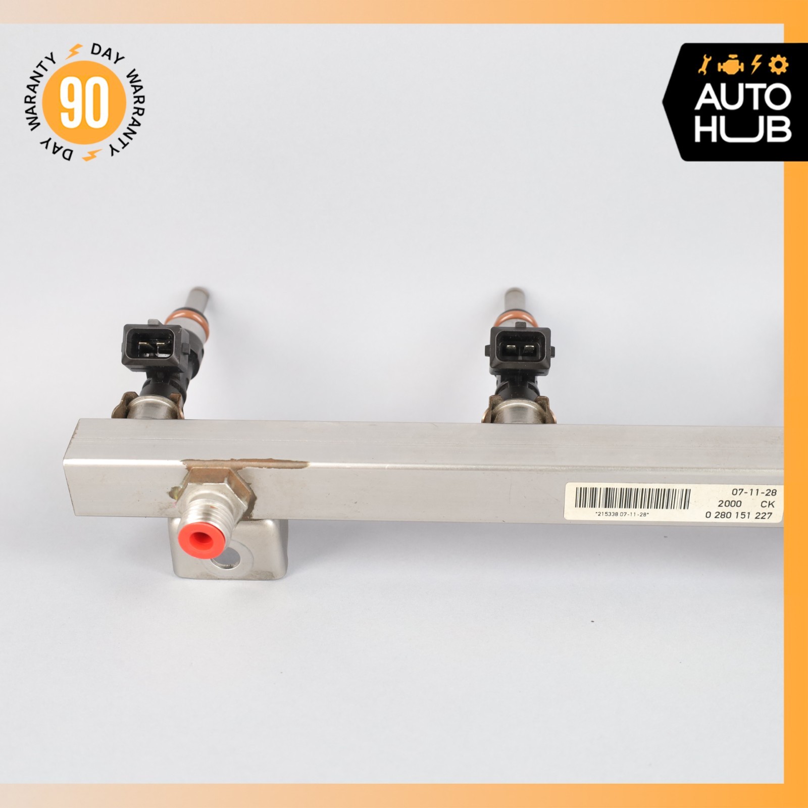Maserati GranTurismo M145 Fuel Injection Rail Line w/ Injectors Right Side OEM