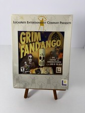 Grim Fandango PC Big Box Factory Sealed LucasArts 1998 Windows 95 Vintage