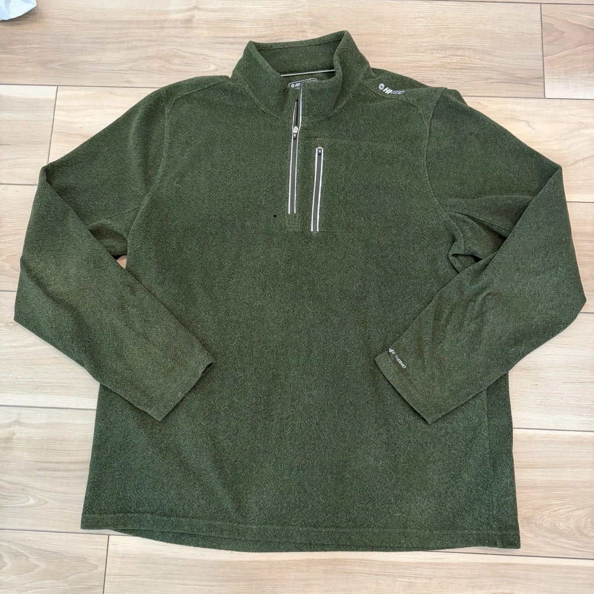Pull à Capuche Hi-Tec Homme – Vert Camouflage – Coton – Taille XL – Excellent état