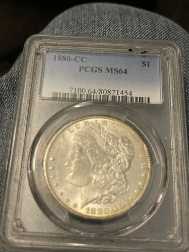 1880 Carson City Morgan Dollar PCGS MS64 Silver $1 Coin Uncirculated