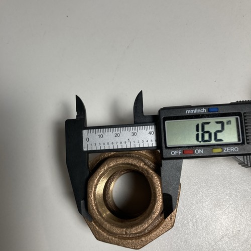 Tubo ottone rosso 1" unione estremità filettate 250 psi finitura ottone rosso classe 250 - Foto 9 di 14