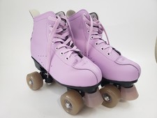 Xudrez Lavender Purple Leather Womens 7.5 Roller Skates 38