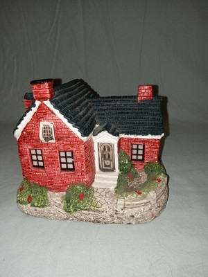 ceramic brick cottage with light