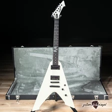 ESP Vulture James Hetfield Signature Custom Shop Guitar w/ Case – Olympic White