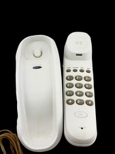 GE 29254GE1 Single Line Corded Phone  Push Button Dial  Wall Mount  White