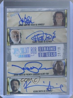 2023 Skybox Jay & Silent Bob Reboot 10/10 Kevin Smith Tommy Chong Auto 8s6