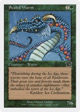 Scaled Wurm [Classic Sixth Edition] Magic MTG