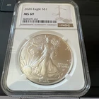 2026 W American Silver Eagle MS-69 NGC 1 Ounce Oz of Fine Silver