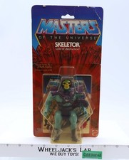 Skeletor 8-Back W O WARRANTY Half Boot Variant MOTU 1982 Mattel NEW SEALED