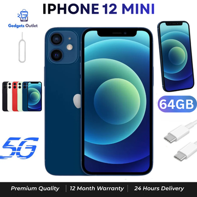 Apple iPhone 12 Mini 64GB/128GB 5G 90% + battery health Brand New