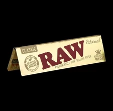 RAW Ethereal Classic Rolling Papers | King Size Wide