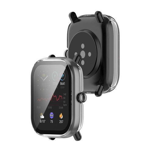 Cover Shell Screen Protector PC Tempered Glass Case+Film For Amazfit GTS 2 Mini - Photo 11 sur 17