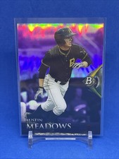 2014 Bowman Platinum Chrome Prospects Purple Refractors #BPCP39 Austin Meadows