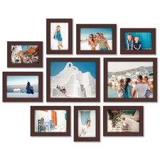 Americanflat Set of 10 Picture Frames with Shatter-Resistant Glass - Gallery Wal