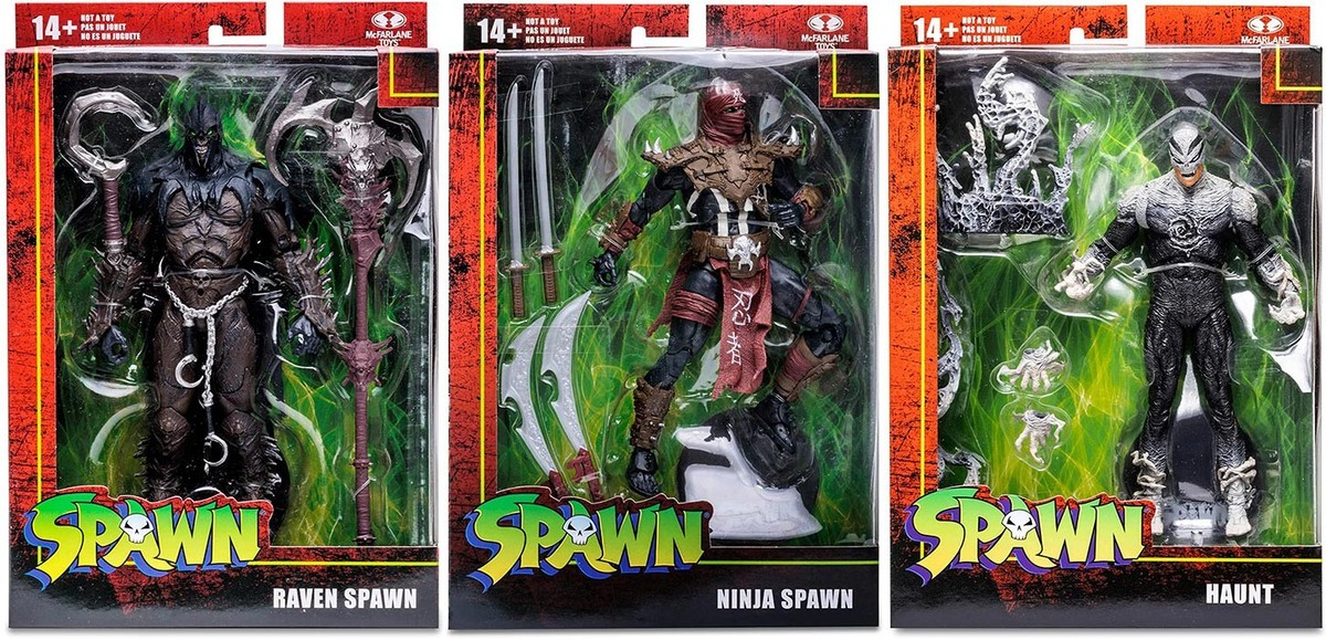 kickstarter 限定 spawn 3-pack set スポーン Kickstarter Medieval Spawn premium 3pack unboxing