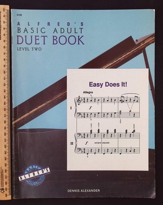 Alfreds einfaches Duettbuch für Erwachsene: Stufe zwei von Dennis Alexander, 1989 Alfred Pub