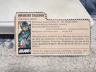 GI Joe Grunt Infantry Trooper File Card Bio V1  Hasbro 1982 filecard