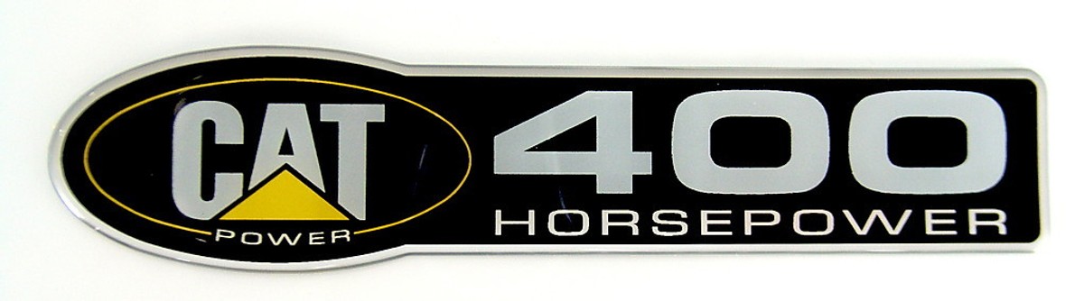CATERPILLAR CAT DIESEL 400 HP EMBLEM SATIN | eBay