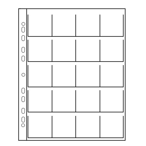 Kaiser 2580 35MM Montierte Slide Aufbewahrung Blätter 2X2 Pack 10 Blätter K2580 - Bild 1 von 1