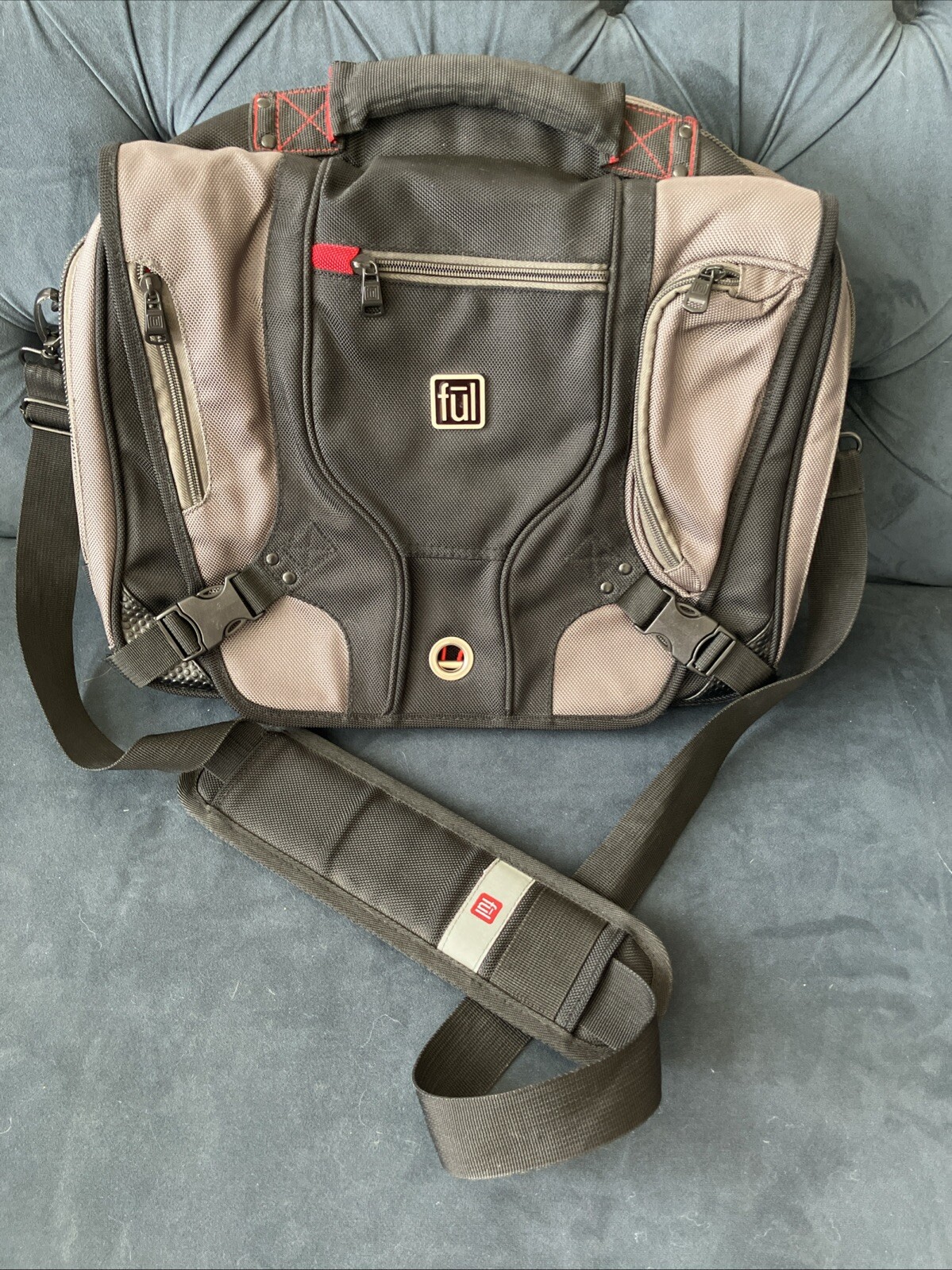 FUL Wild Thing Laptop Messenger Crossbody Travel Bag