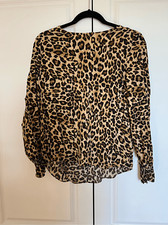 H M Cheetah Print Blouse