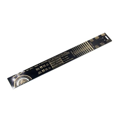 1pcs 25CM 10Inch For Measuring Tool PCB Reference Ruler R-4 Gold new