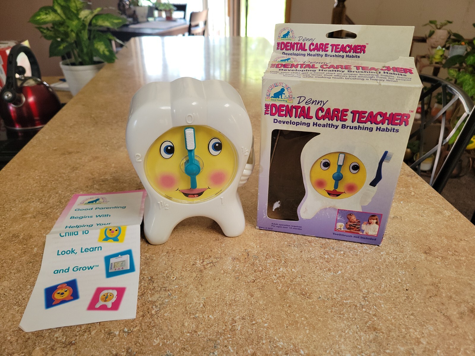 Vintage Denny “The Dental Care Teacher” Timer By Nursery Needs 1996 | Works!