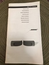 Genuine Bose 161 Speakers OWNER  S GUIDE No Speakers MANUAL Only