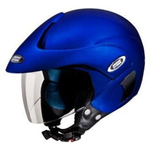 Studds Marshall Half Helmet Matt Blue L Size Royal Enfield Thunderbird 350 AEs - Picture 1 of 7