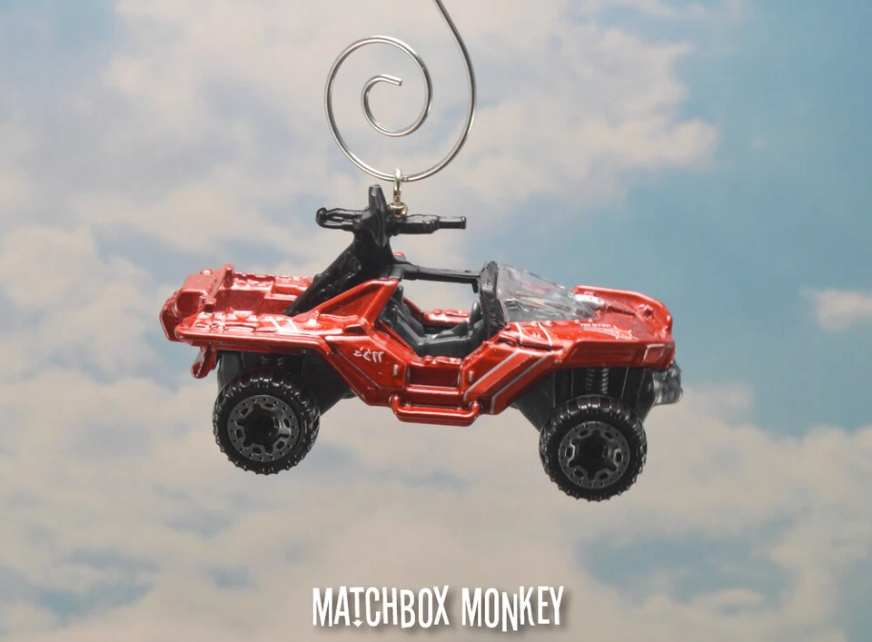 Halo Video Game Sword Warthog Custom Christmas Ornament 1/64 M12 Truck Jeep - Image 3 of 4