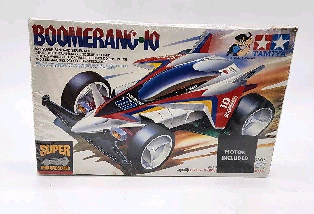 TAMIYA BOOMERANG-10 ミニ四駆キット TAMIYA 1/32 MIN4WD 19505 Boomerang 10 Vintage Very RARE New Sealed