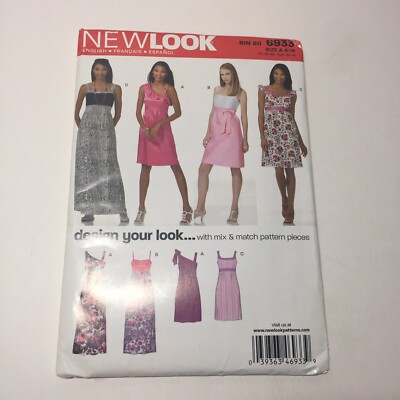New Look 6933 Size 4-16 Misses' Sun Dresses