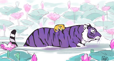 Anime mo dao zu shi  jiang wanyin tiger jin ling Playmat Gaming Mat