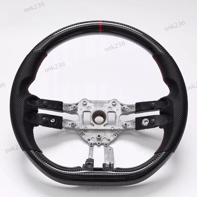 Real carbon fiber Flat  Sport Steering Wheel For 2021-2024 AMG E-CLASS E S CLS