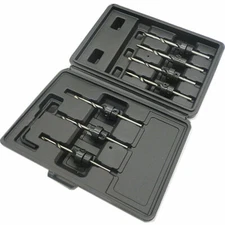 22 pc Countersink Drill Bit Set Woodworking Drill Carpentry Tampered Tool kit