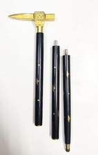 Stylish Wooden Walking Stick with Brass Handle for Men Women  Old Age Peoples