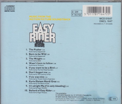EASY RIDER - Soundtrack CD - Picture 2 of 2