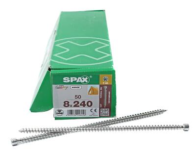 Spax Zylinderkopfschraube WIROX Vollgewinde 8,0x240mm
