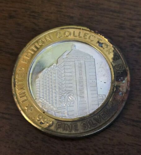 Isle Of Capri Casino $10 .6 Ounce .999 Fine Silver Biloxi MS Crowne Plaza Resort