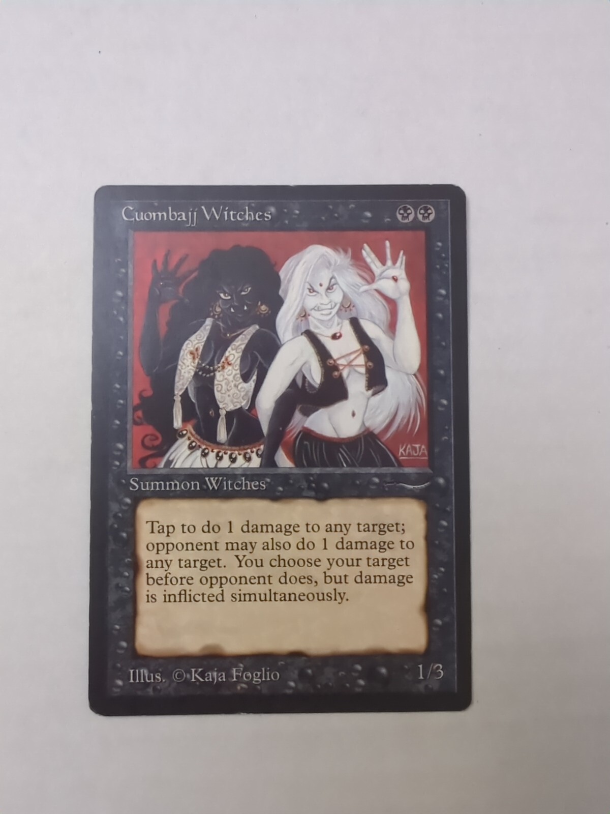 Cuombajj Witches X1 Mtg Arabian Nights Mp