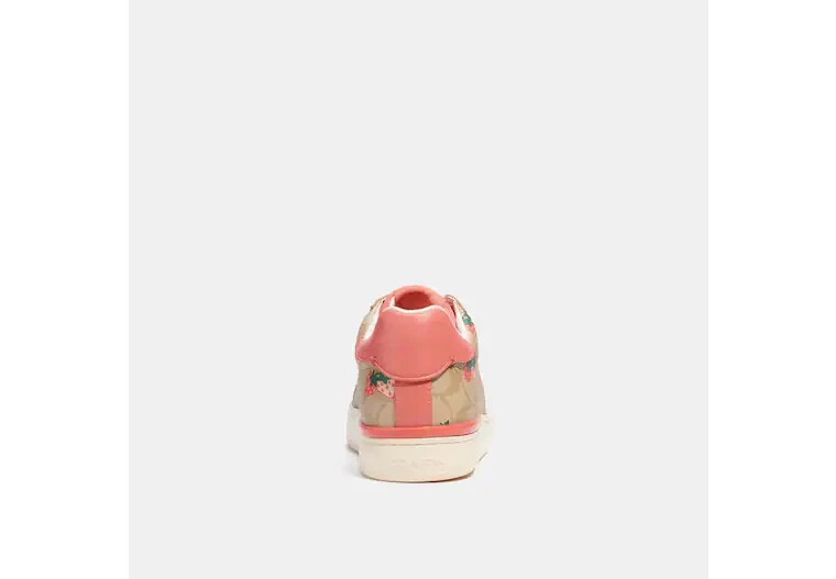Coach Lowline Low Top Sneaker Red Apple Size 9B C9045