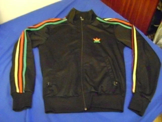 Horizontal Estrella jazz Adidas Jacket Rasta Reggae S/M | eBay