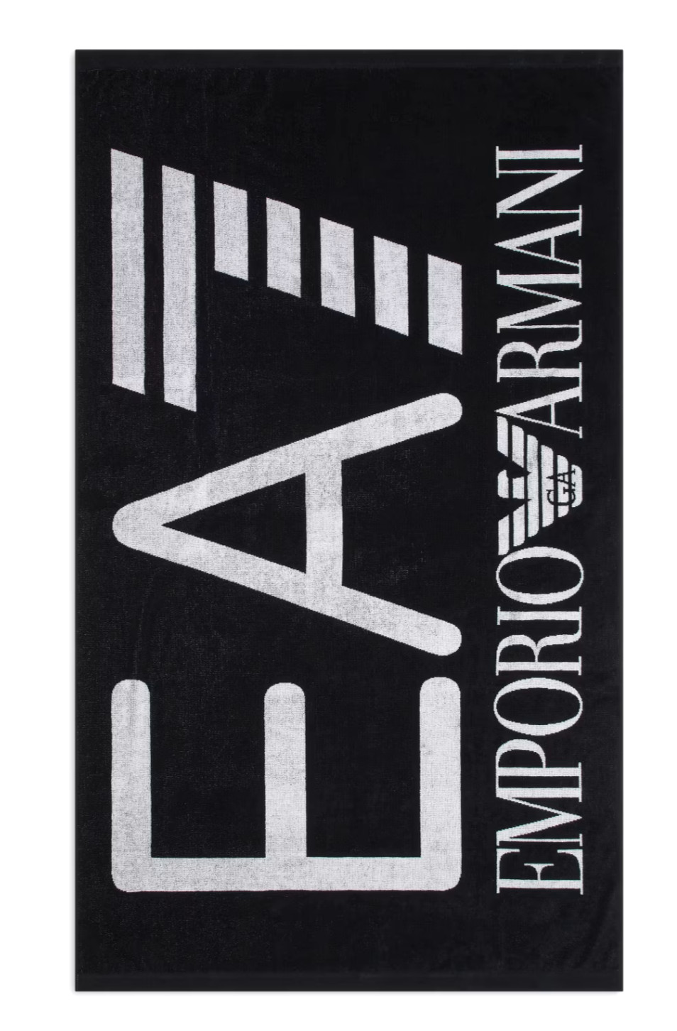 EMPORIO ARMANI EA7 7X000102 AF13300 МУЖСКОЕ ТКАНЕВОЕ ПОЛОТЕНЦЕ ПЛЯЖНАЯ ОДЕЖДА TELO MARE NERO