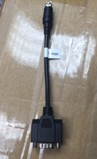 RS-232C DB9 Mini-DIN Adapter Cable 6" Male -New In Bag